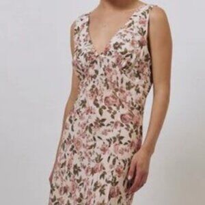 POSTCARDS FROM ITALY BIAS CUT MAXI DRESS ROSE